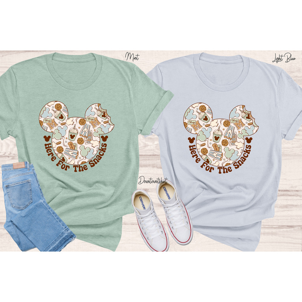 I’m Here for the Snacks Shirt, Vacation T-Shirt, Family Trip Gift, Theme Park Tee, Gift for Theme Park, Holiday Gift, Family Trip Shirt - 3.jpg
