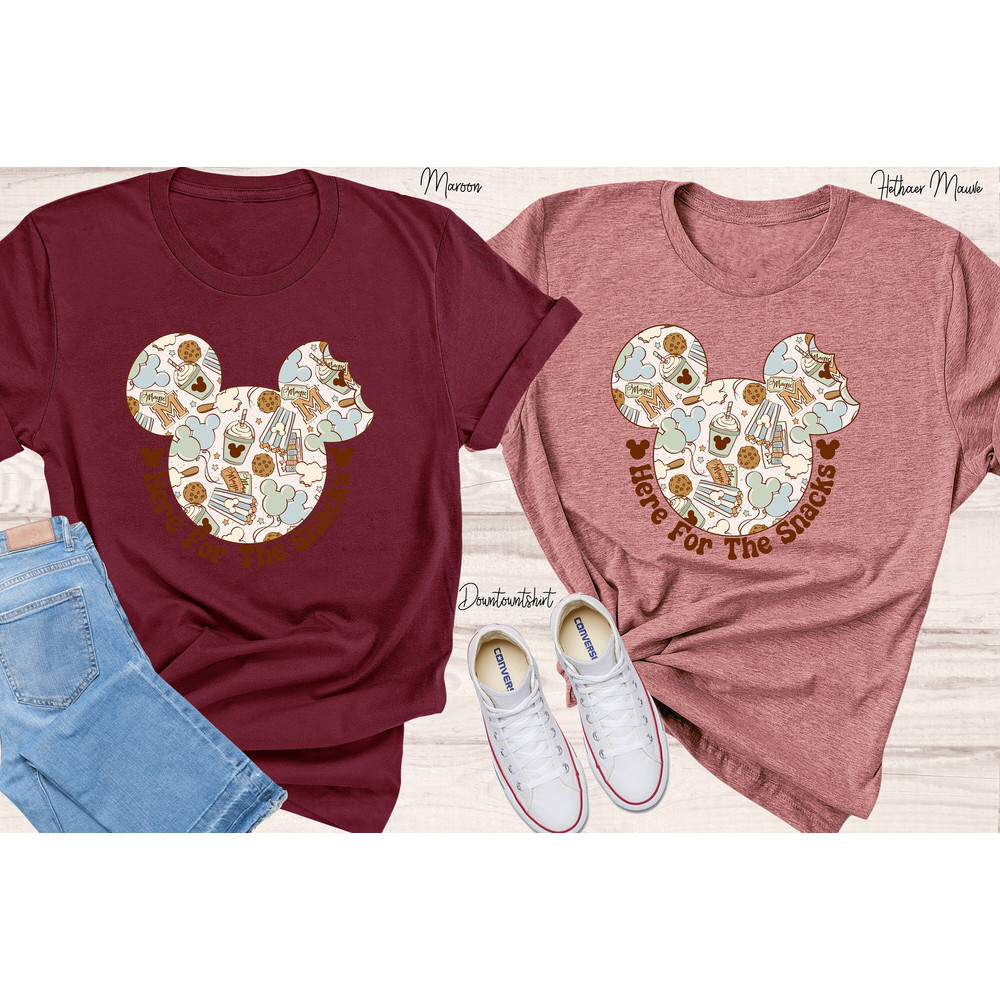 I’m Here for the Snacks Shirt, Vacation T-Shirt, Family Trip Gift, Theme Park Tee, Gift for Theme Park, Holiday Gift, Family Trip Shirt - 5.jpg