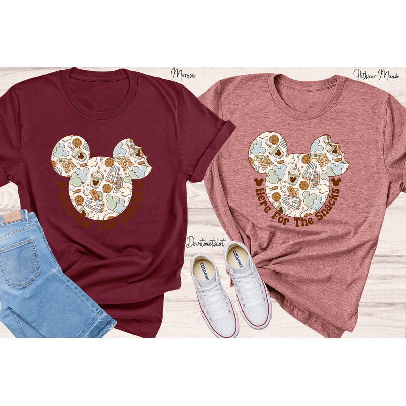 I’m Here for the Snacks Shirt, Vacation T-Shirt, Family Trip Gift, Theme Park Tee, Gift for Theme Park, Holiday Gift, Family Trip Shirt - 5.jpg