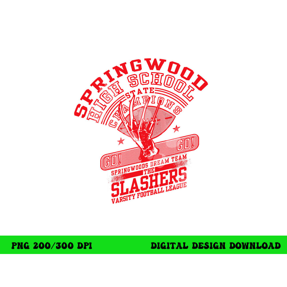 Nightmare on Elm Street High School Slashers  png, sublimation .jpg