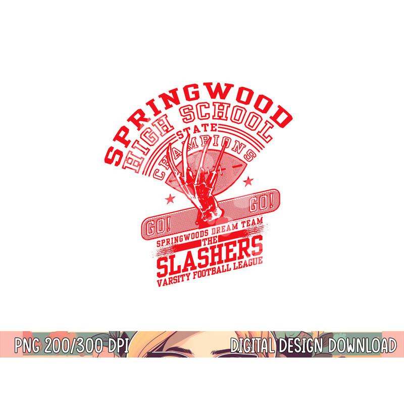 Nightmare on Elm Street High School Slashers png, sublimation .jpg