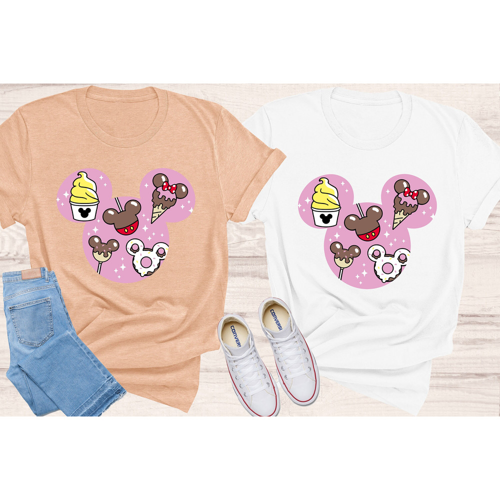 Mickey Ears Disney Snack Tee Shirt, Family Trip Holiday Shirt, Family Matching Shirt For Disney World Trip, Disnayland Disneyworld - 1.jpg