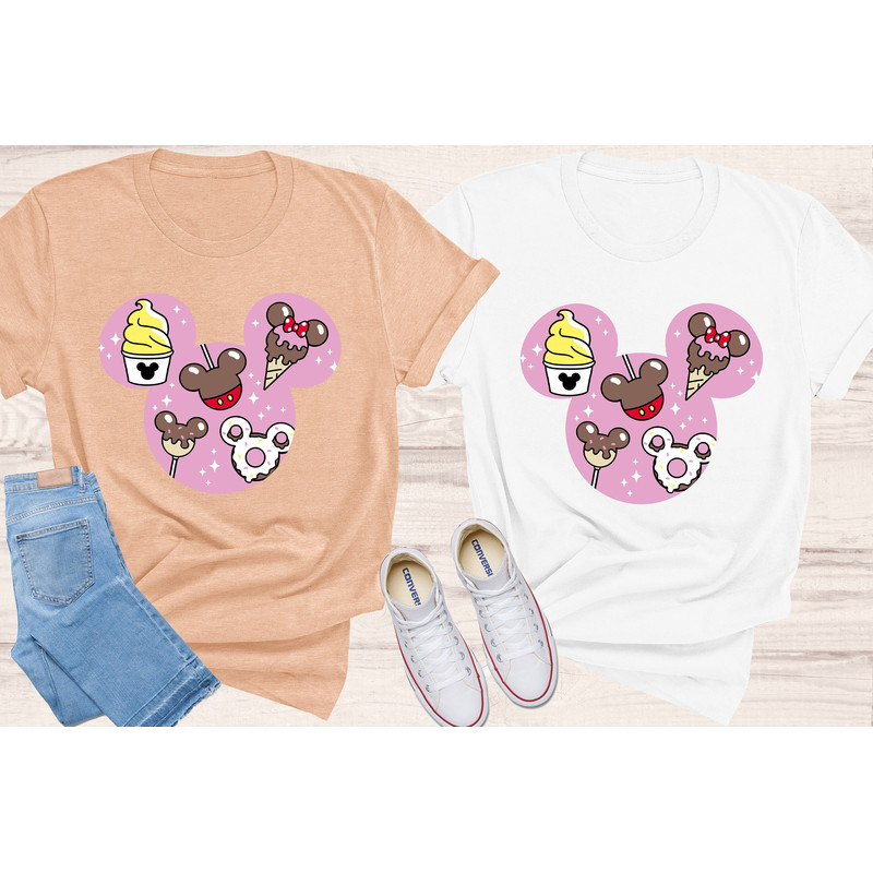 Mickey Ears Disney Snack Tee Shirt, Family Trip Holiday Shirt, Family Matching Shirt For Disney World Trip, Disnayland Disneyworld - 1.jpg
