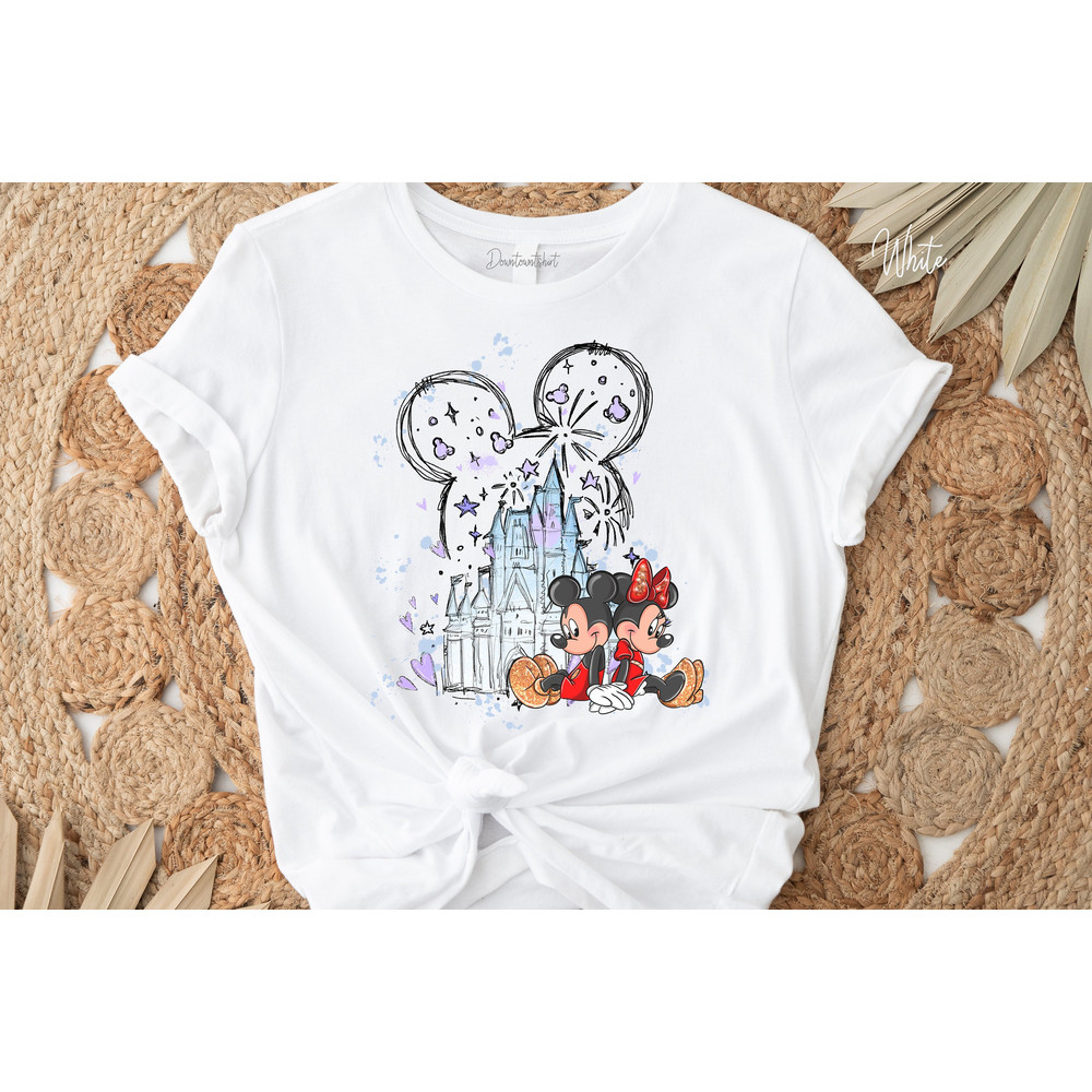 Mickey Minnie Castle Shirt Disneyworld Shirt Magic Kingdom Shirt 50th Anniversary Shirt Disney Trip Shirt Vintage Disney Shirt - 1.jpg