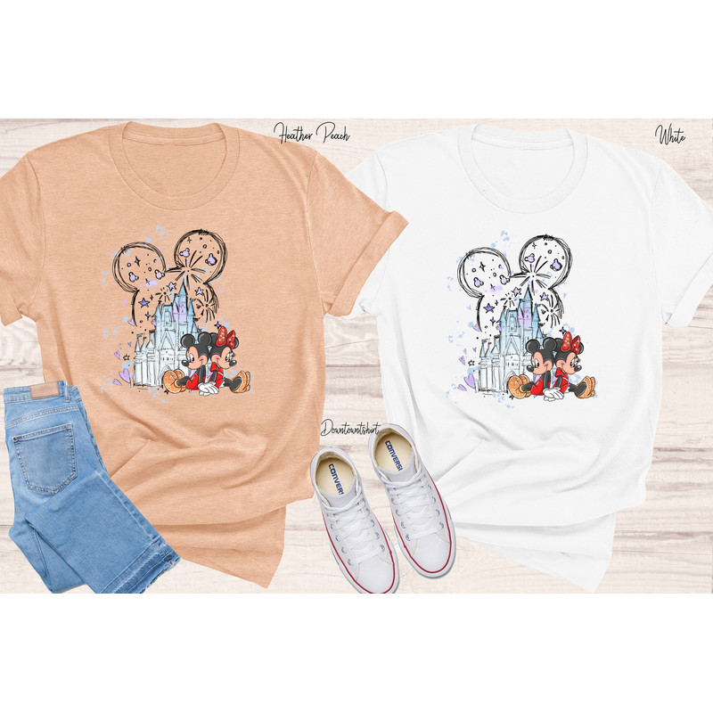 Mickey Minnie Castle Shirt Disneyworld Shirt Magic Kingdom Shirt 50th Anniversary Shirt Disney Trip Shirt Vintage Disney Shirt - 2.jpg