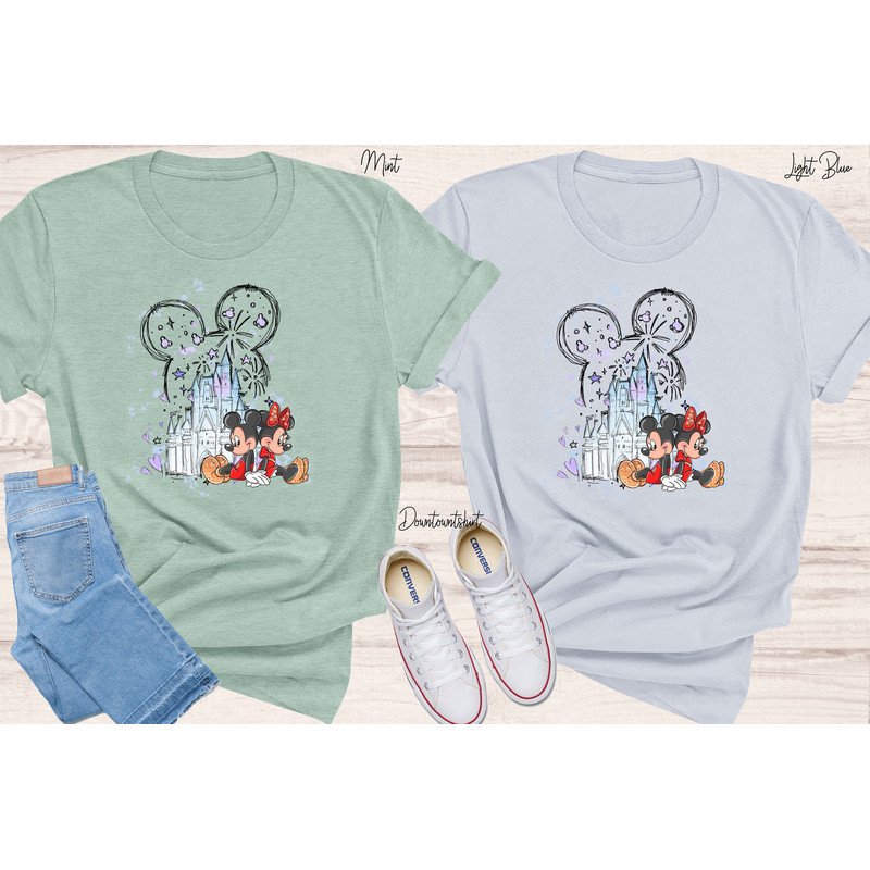 Mickey Minnie Castle Shirt Disneyworld Shirt Magic Kingdom Shirt 50th Anniversary Shirt Disney Trip Shirt Vintage Disney Shirt - 3.jpg