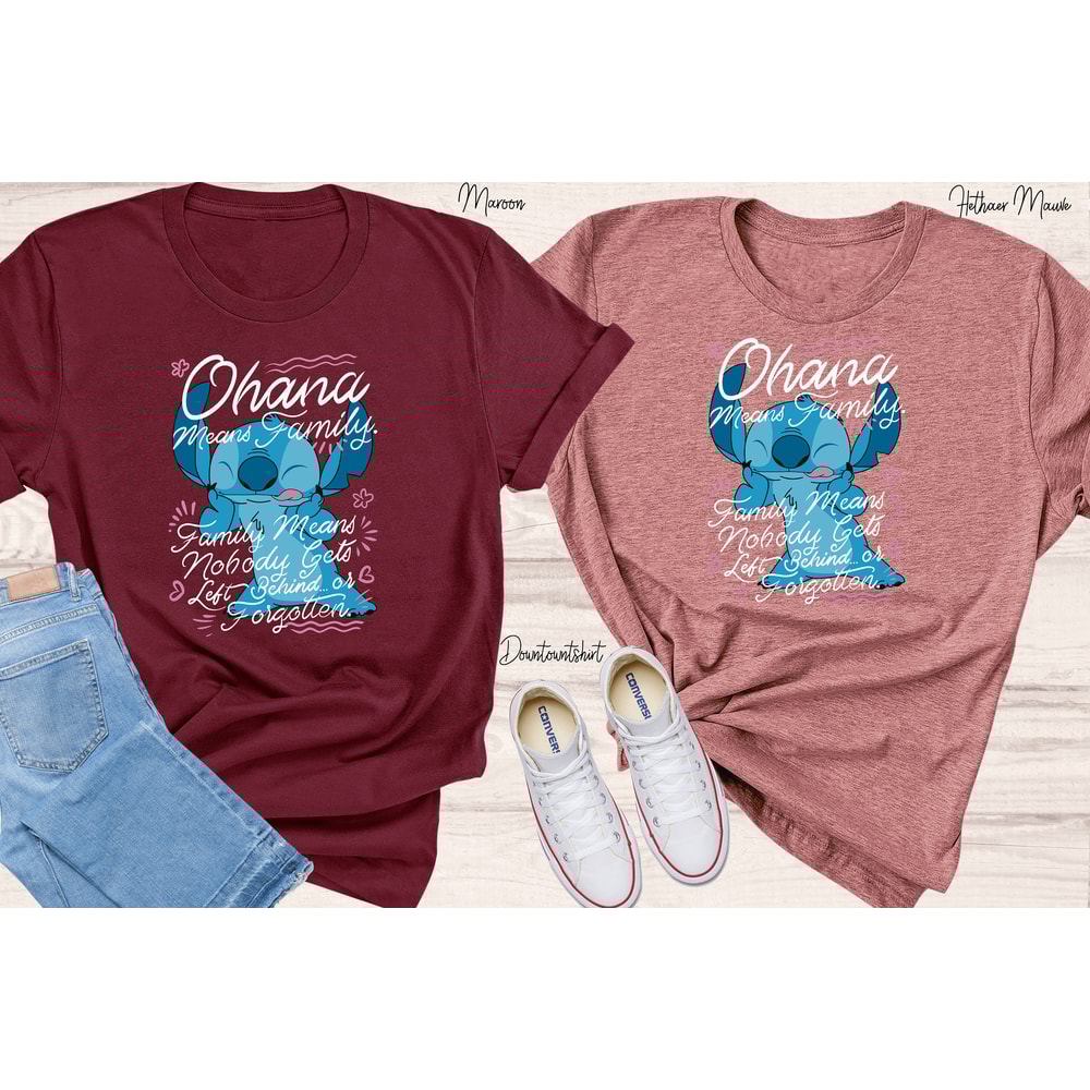 Ohana Family Shirt, Disney Shirt, Lilo And Stitch Shirt, Ohana Means Family Shirt, Hawai Shirt, Gift For Her, Disneyworld Tee - 5.jpg