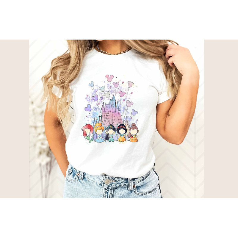 Princess Castle Shirt, Disney Princess Shirt, Birthday Girl Shirt, Princess Tee, Disney Princess Tee, Disney Birthday Girl - 1.jpg
