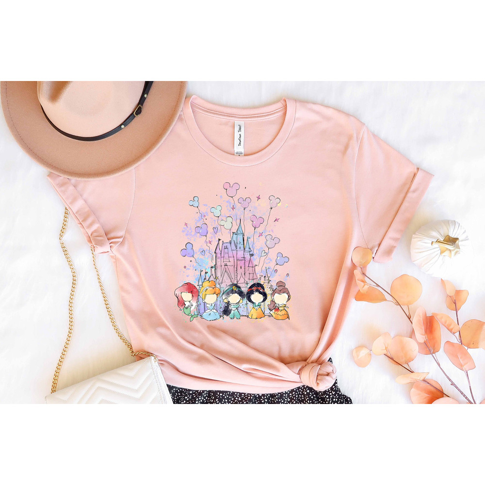 Princess Castle Shirt, Disney Princess Shirt, Birthday Girl Shirt, Princess Tee, Disney Princess Tee, Disney Birthday Girl - 2.jpg