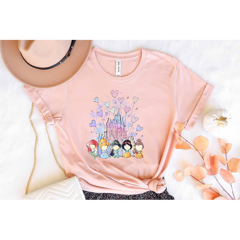 Princess Castle Shirt, Disney Princess Shirt, Birthday Girl Shirt, Princess Tee, Disney Princess Tee, Disney Birthday Girl - 2.jpg