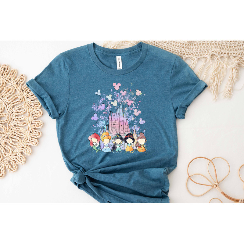 Princess Castle Shirt, Disney Princess Shirt, Birthday Girl Shirt, Princess Tee, Disney Princess Tee, Disney Birthday Girl - 3.jpg