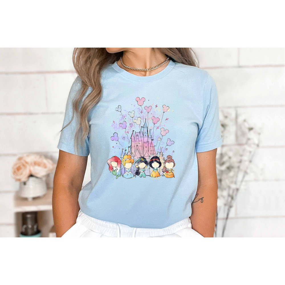 Princess Castle Shirt, Disney Princess Shirt, Birthday Girl Shirt, Princess Tee, Disney Princess Tee, Disney Birthday Girl - 4.jpg