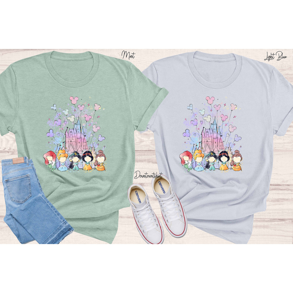 Princess Castle Shirt, Disney Princess Shirt, Birthday Girl Shirt, Princess Tee, Disney Princess Tee, Disney Birthday Girl - 5.jpg