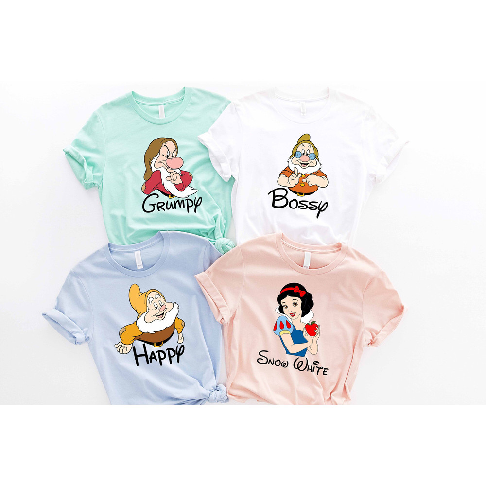 Seven Dwarfs Shirts, Seven Dwarfs, Disney Group Shirts, Snow White, Disney Family Shirts, Shirts for Family, Disney family, 7 dwarfs - 2.jpg