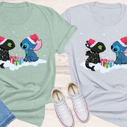 stitch & toothless disney tee shirt, family trip shirt, cute disney tee, disn