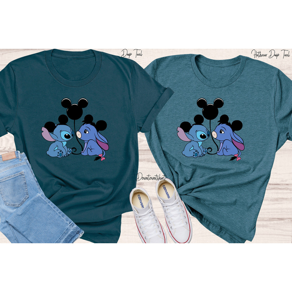 Stitch and Eeyore Shirt, Disney Shirt, Disneyland Family, Stitch Ears Mickey Ears Winnie the Pooh Eeyore - 4.jpg