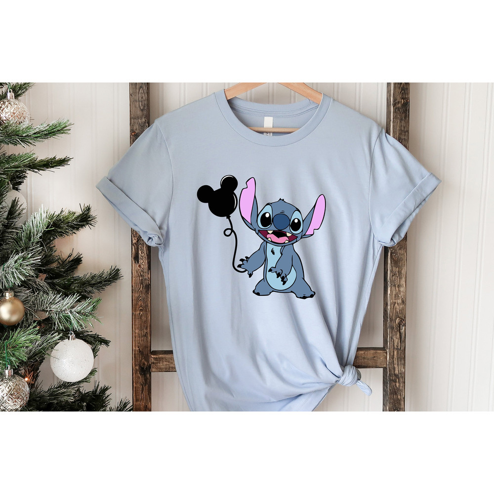 STITCH BALLOON SHIRT - Disneyworld Family Shirts , Disneyland Shirts, Stitch Magic Balloons ,Kids Disneyworld Shirts,Baby Yoda Disney Ears - 1.jpg