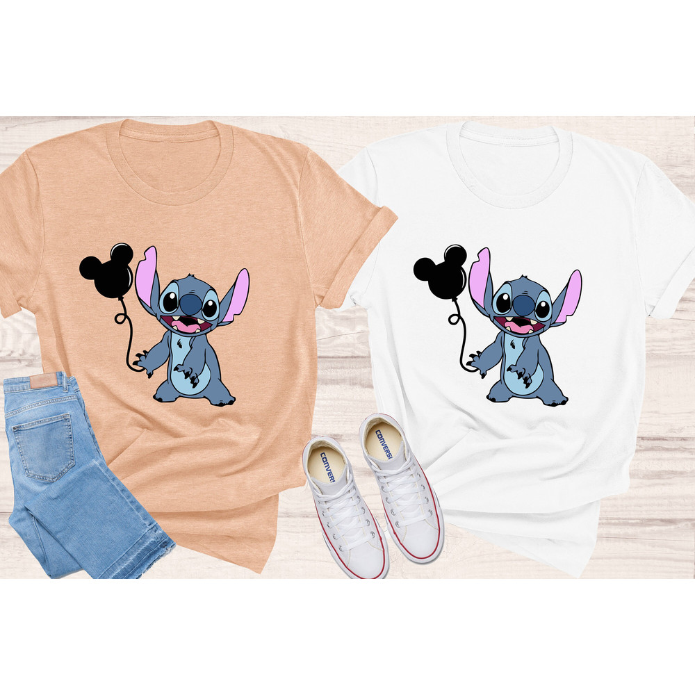 STITCH BALLOON SHIRT - Disneyworld Family Shirts , Disneyland Shirts, Stitch Magic Balloons ,Kids Disneyworld Shirts,Baby Yoda Disney Ears - 2.jpg