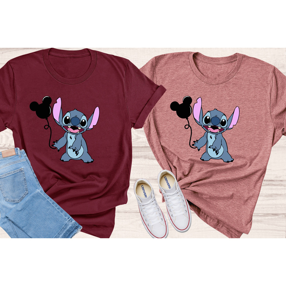 STITCH BALLOON SHIRT - Disneyworld Family Shirts , Disneyland Shirts, Stitch Magic Balloons ,Kids Disneyworld Shirts,Baby Yoda Disney Ears - 3.jpg