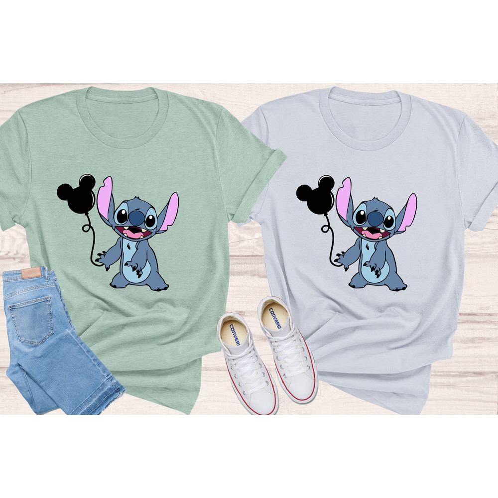 STITCH BALLOON SHIRT - Disneyworld Family Shirts , Disneyland Shirts, Stitch Magic Balloons ,Kids Disneyworld Shirts,Baby Yoda Disney Ears - 4.jpg