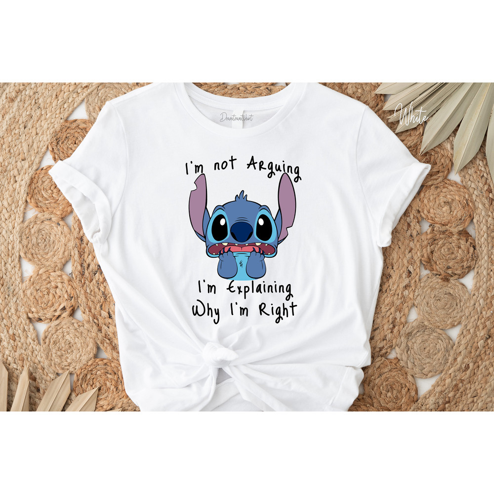 Stitch I’m Not Arguing Shirts, Kids Stitch Shirts, Stitch Shirts, Funny Kids Disney Shirt, Disney World Shirts for Kids, Disney Stitch shirt - 1.jpg