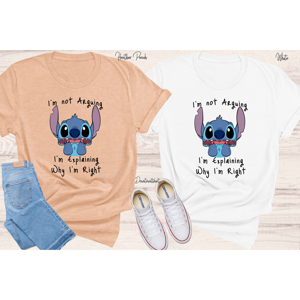 Stitch I’m Not Arguing Shirts, Kids Stitch Shirts, Stitch Shirts, Funny Kids Disney Shirt, Disney World Shirts for Kids, Disney Stitch shirt - 2.jpg