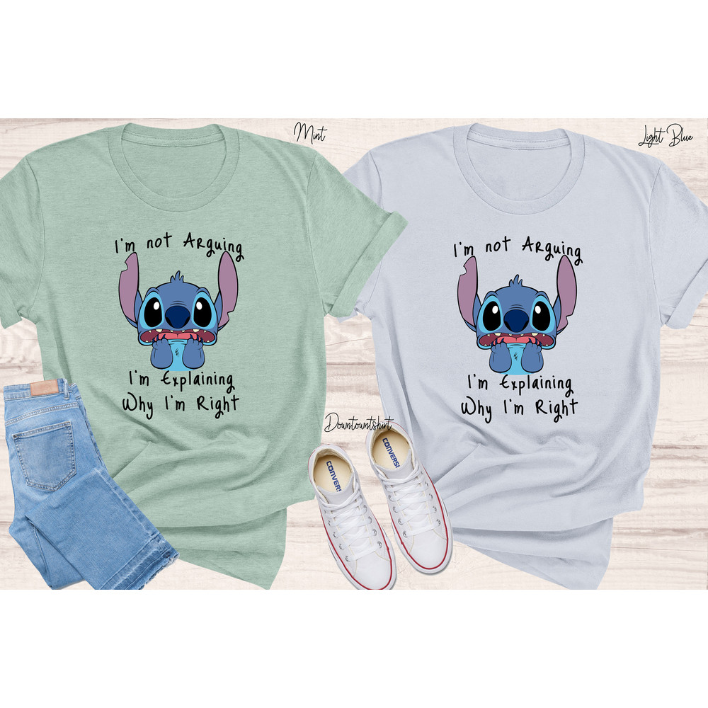 Stitch I’m Not Arguing Shirts, Kids Stitch Shirts, Stitch Shirts, Funny Kids Disney Shirt, Disney World Shirts for Kids, Disney Stitch shirt - 3.jpg