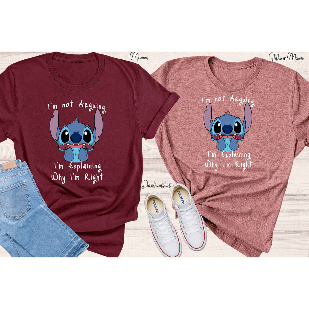 Stitch I’m Not Arguing Shirts, Kids Stitch Shirts, Stitch Shirts, Funny Kids Disney Shirt, Disney World Shirts for Kids, Disney Stitch shirt - 5.jpg