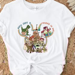 toy story inspired tee, disney friends shirts, you got a friend in me, toy s