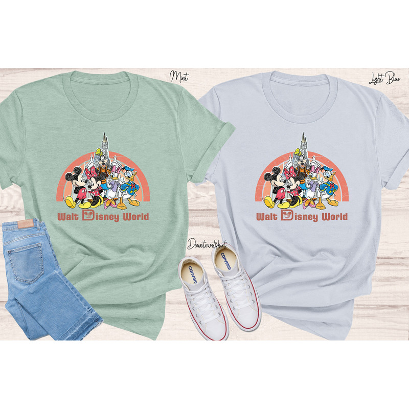 Vintage Walt Disney World Shirt, Retro Mickey Friends Shirt, Castle Shirt, Disney World Trip Shirt, Family Vacation 2022 Shirt - 2.jpg