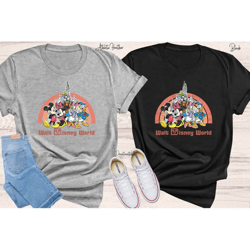 Vintage Walt Disney World Shirt, Retro Mickey Friends Shirt, Castle Shirt, Disney World Trip Shirt, Family Vacation 2022 Shirt - 5.jpg