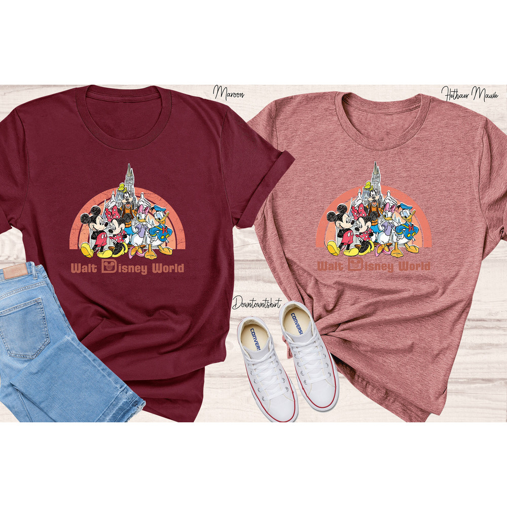 Vintage Walt Disney World Shirt, Retro Mickey Friends Shirt, Castle Shirt, Disney World Trip Shirt, Family Vacation 2022 Shirt - 6.jpg