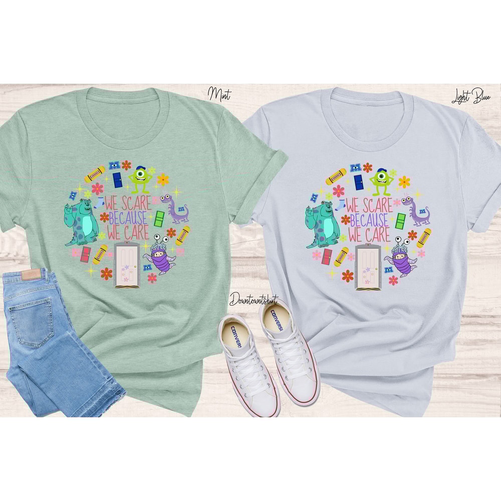 We Scare Because We Care Shirt, Funny Shirt , We Scare shirt, birthday shirt - 3.jpg