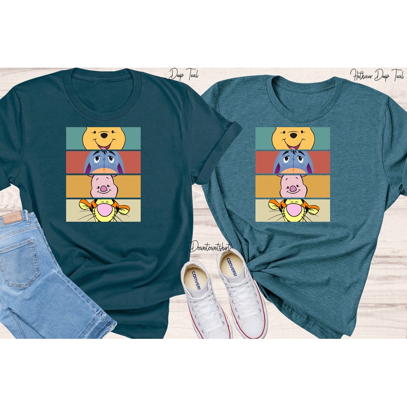 Winnie The Pooh Tshirt, Kids Cartoon Shirts, Bear Winnie Piglet Eeyore Tigger Shirt, Gift For Kids, Toddler Shirt, Unisex Shirt - 4.jpg