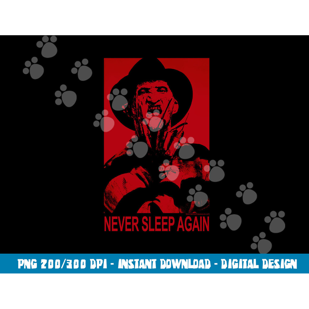 Nightmare on Elm Street Never Sleep Longsleeve T Shirt Long Sleeve png, sublimation .jpg