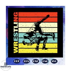 wrestling svg, cool classic wrestling svg, wrestling lover svg, wrestling lover gift svg, files for silhouette, files fo