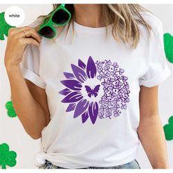 crohns disease awareness shirt, crohns disease survivor t-shirt, butterfly shirt, crohns disease ribbon shirt,crohns dis