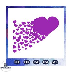purple hearts svg, womens shirt, heart shirt, heart svg, glitter heart shirt, cute heart shirt women, shirt women svg, f