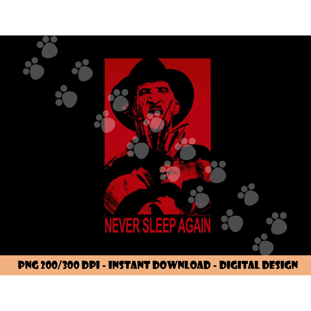 Nightmare on Elm Street Never Sleep Longsleeve T Shirt Long Sleeve  png, sublimation .jpg