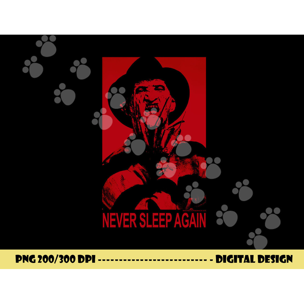 Nightmare on Elm Street Never Sleep Longsleeve T Shirt Long Sleeve png, sublimation .jpg