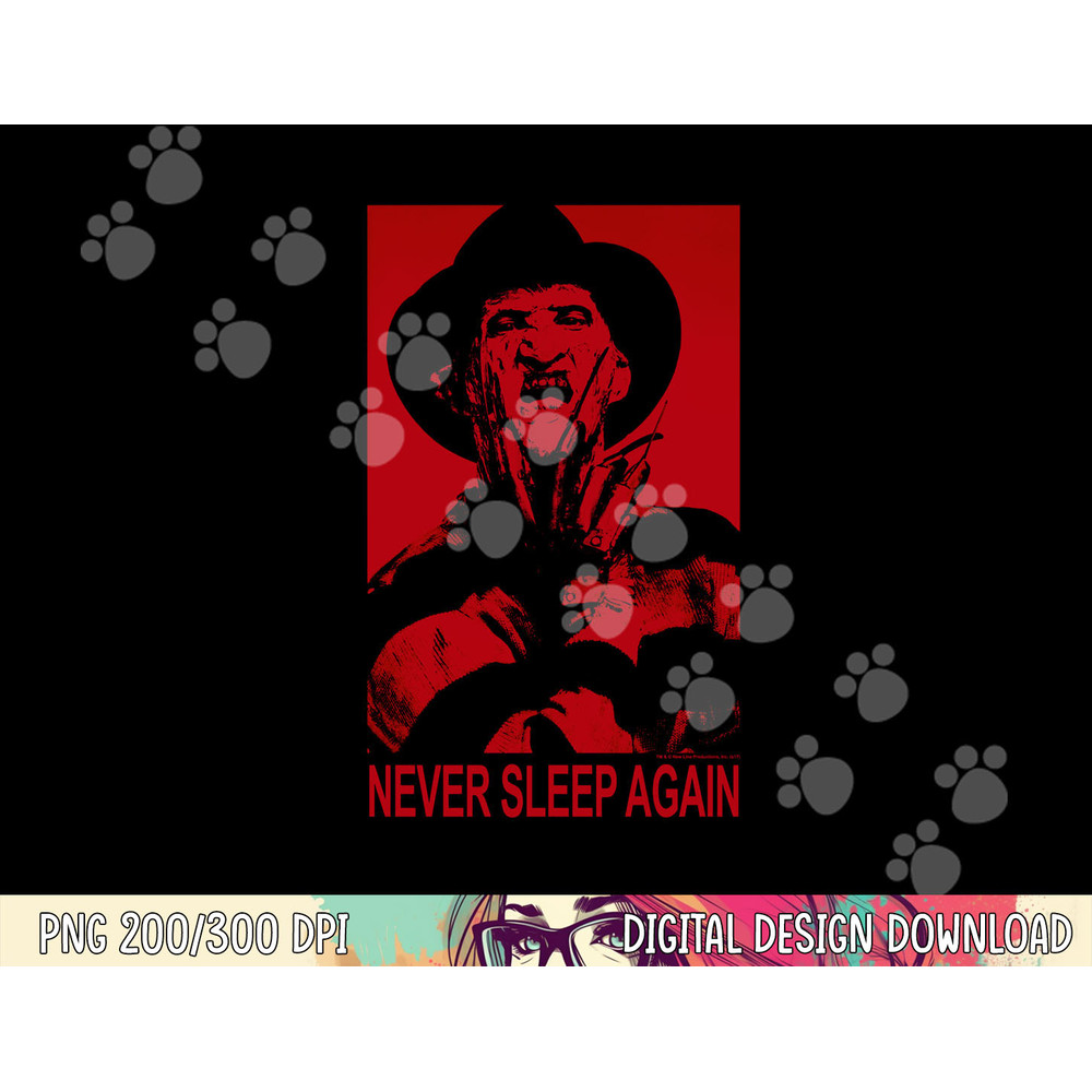 Nightmare on Elm Street Never Sleep Longsleeve T Shirt Long Sleeve png, sublimation .jpg