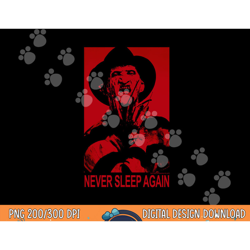 Nightmare on Elm Street Never Sleep Longsleeve T Shirt Long Sleeve  png, sublimation .jpg