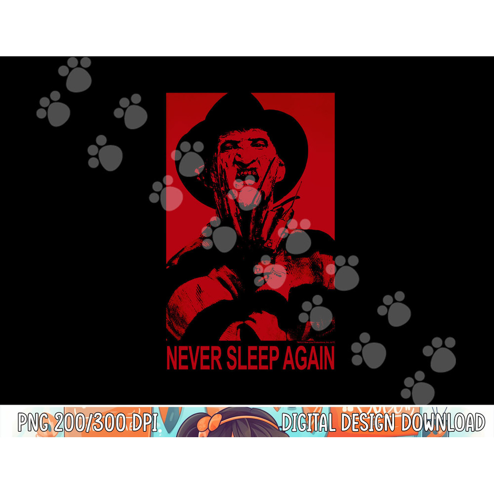 Nightmare on Elm Street Never Sleep Longsleeve T Shirt Long Sleeve png, sublimation .jpg