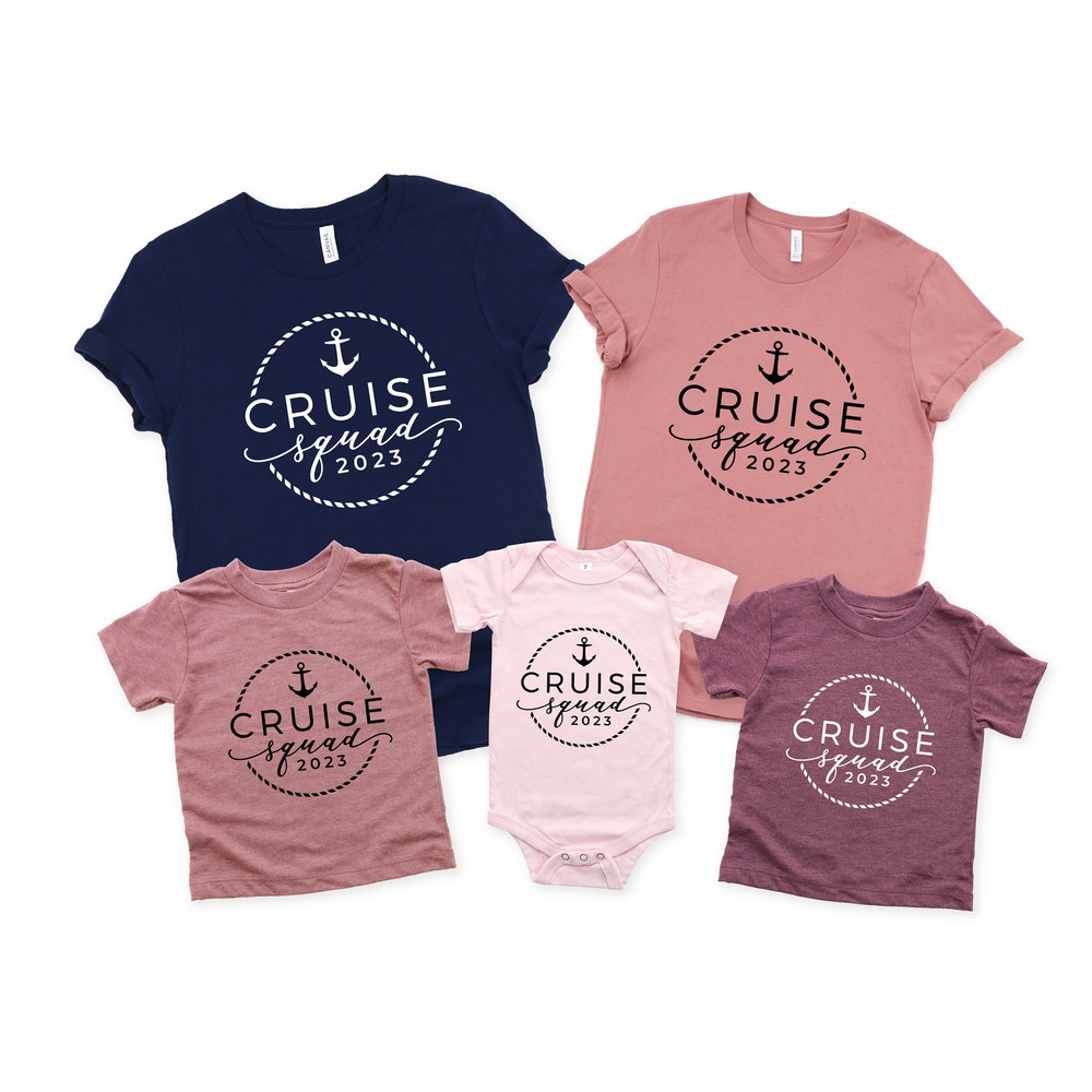 Cruise Squad, Family Cruise Shirts, Family Matching Vacation Shirts, 2023 Cruise Squad, Cruise 2023 Shirts, Matching Family Outfits - 1.jpg