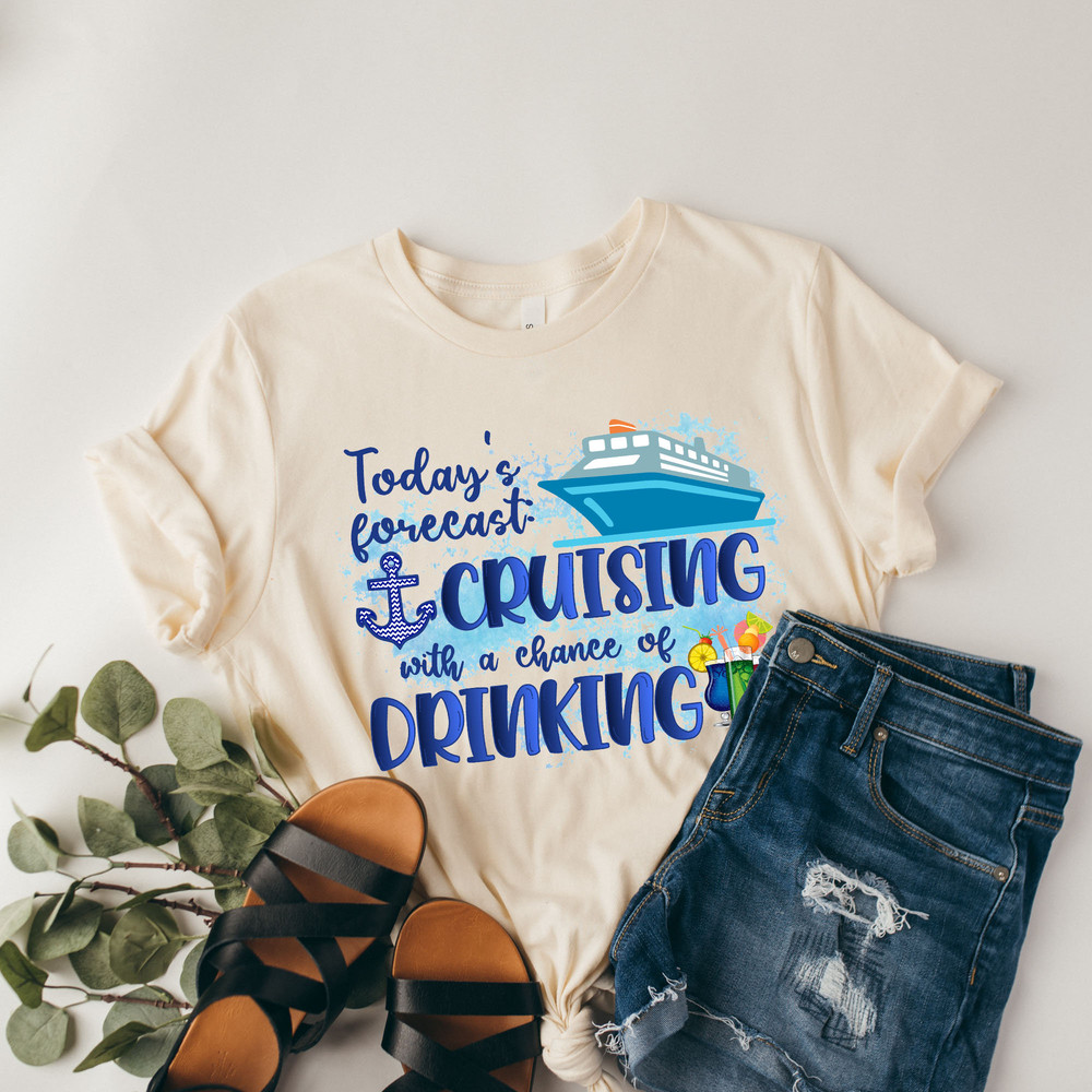Cruising Together Shirt,cruising with a chance of drinking,cruise shirt,cruise tshirt,crusing tees, girls trip, girls weekend, family cruise - 3.jpg