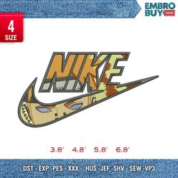 nike naruto sharigan / anime embroidery design/ nike design/ embroidery pattern/ design pes dst vp3  format