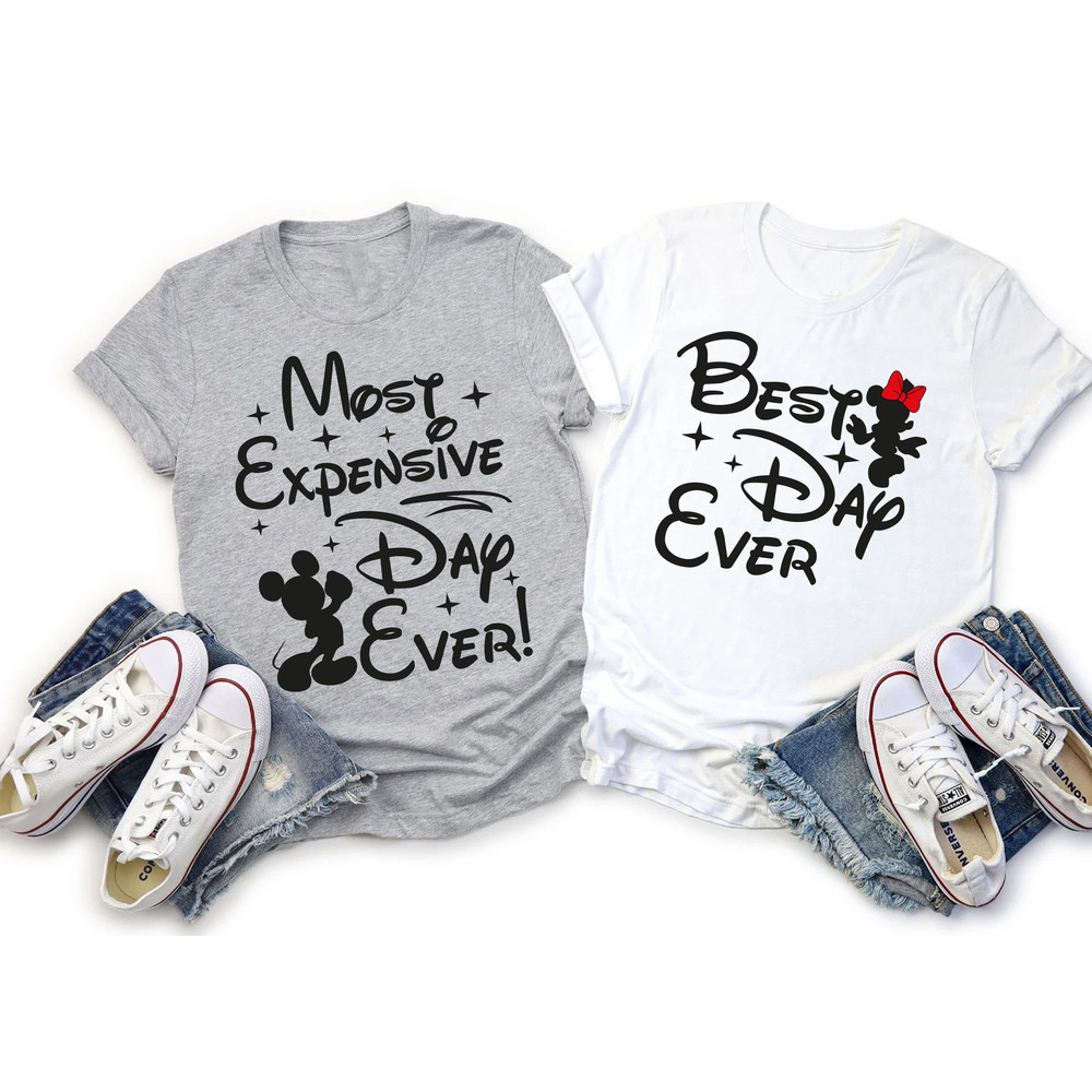Best Day Ever Matching Shirt Set, Most Expensive Day Ever Shirt Set, Couples Shirt Set, Disney Matching Shirt, Disney Cruise, Valentine 2023 - 1.jpg