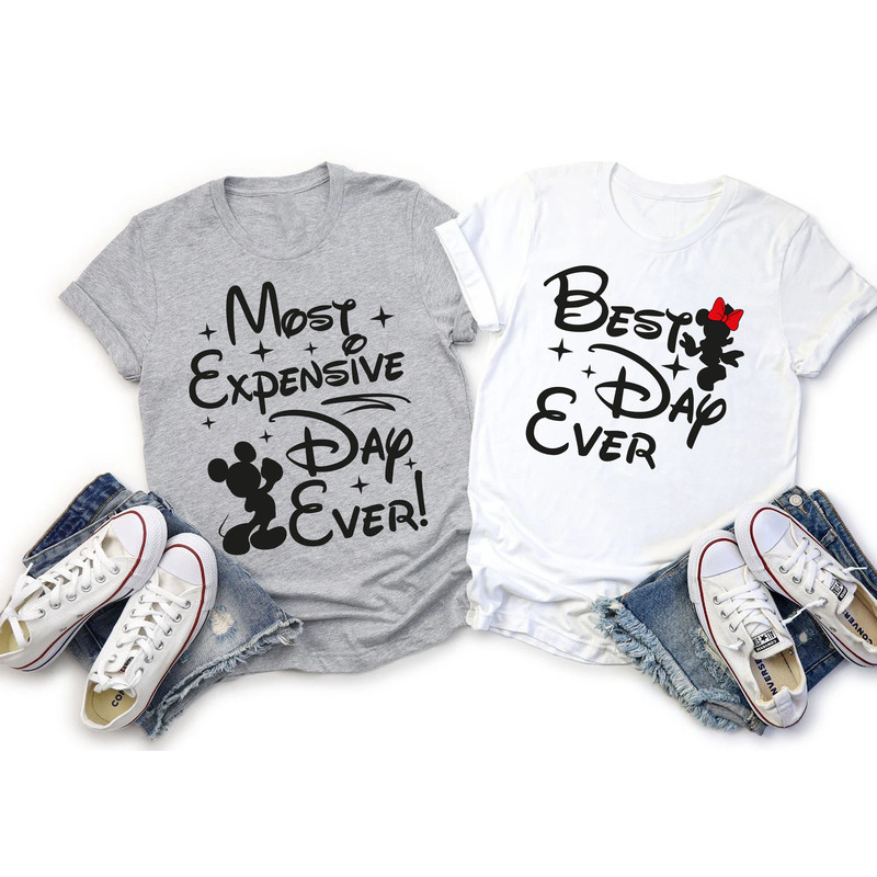 Best Day Ever Matching Shirt Set, Most Expensive Day Ever Shirt Set, Couples Shirt Set, Disney Matching Shirt, Disney Cruise, Valentine 2023 - 1.jpg