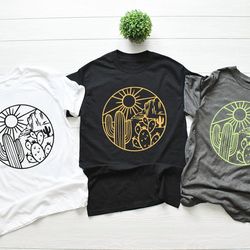desert shirt, cactus plants, cactus shirt, adventure shirt, arizona shirt, cactu