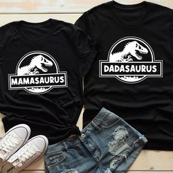 dinosaur shirts, family matching dinosaur birthday shirts, mamasaurus shirt, dad